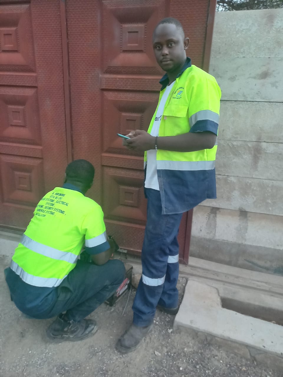 An automatic transfer switch integrated with a generator